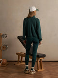 Magda Zip-Through Sweat - Ponderosa Pine