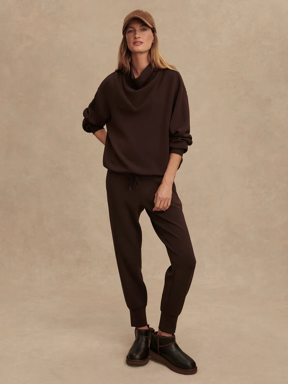 The Slim Cuff Pant 27.5 - Coffee Bean