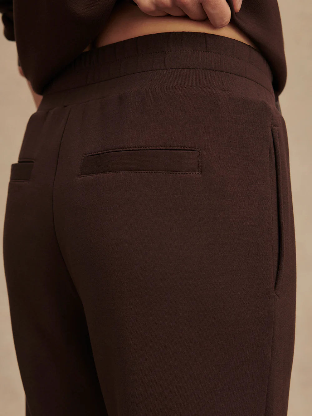 The Slim Cuff Pant 27.5 - Coffee Bean
