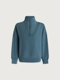 Hawley Half-Zip Sweat - Mallard Blue