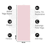 Love Yoga Mat - Blush Pink