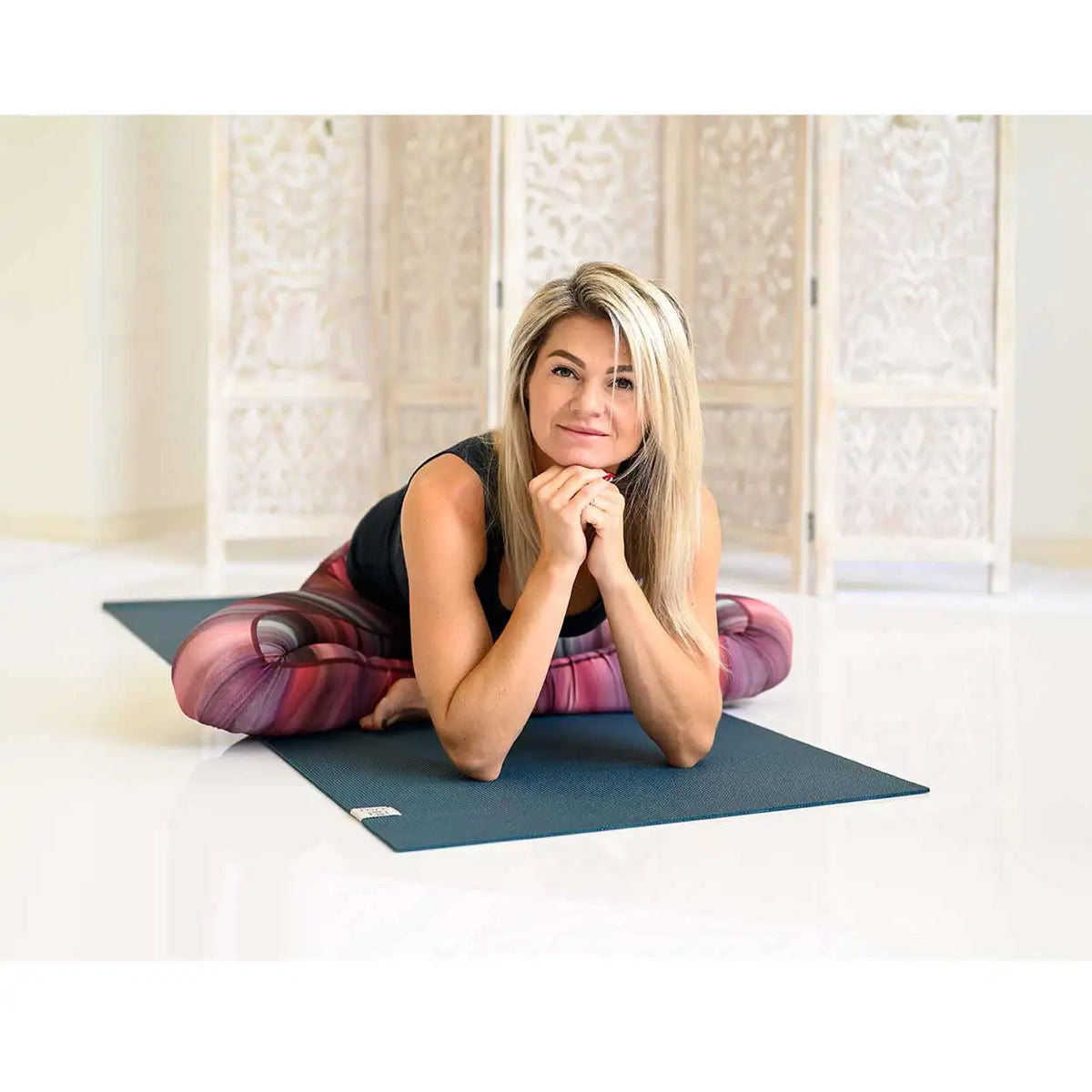Love Yoga Mat - Dark Blue