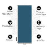 Love Yoga Mat - Dark Blue