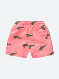 Kids Swim Shorts - Coral Croco