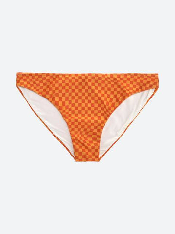 Sport Bikini Bottom - Orange Chess - M