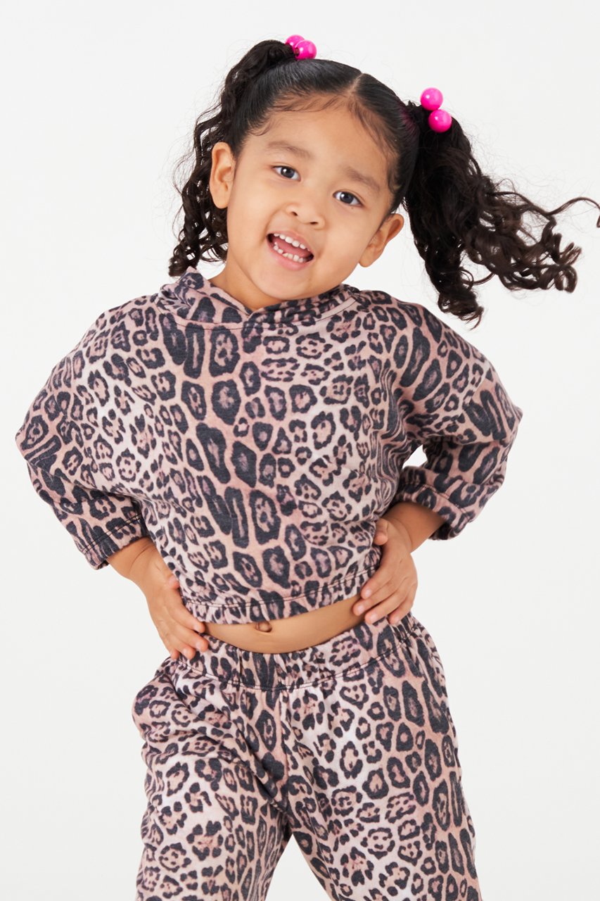Kids Hoodie Sweatshirt - Leopard