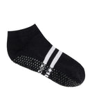 Classic Low Rise Grip Socks - Sporty Stripe Black