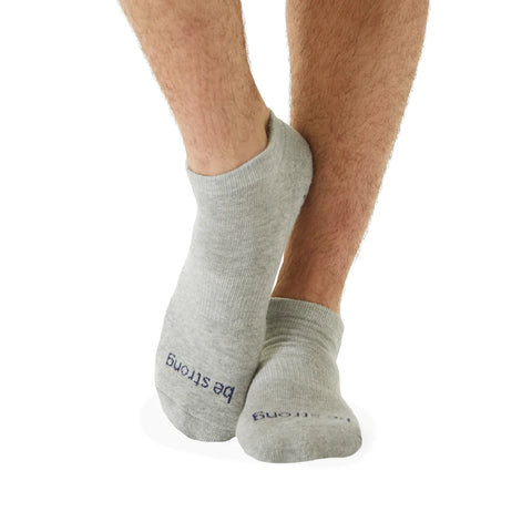 Sticky Be Men Socks - Be Strong - Grey/Navy