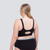 Easy-On Support Running Bra - Black