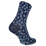 Cycling Socks - Navy/Light Blue