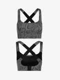 Let's Go Joyce Bra - Charcoal Python - S