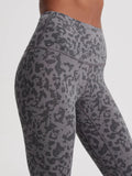 Let's Move High Rise 7/8 Legging - Blackened Distorted Animal - XS