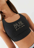 Reaction Sports Bra - Charcoal - L