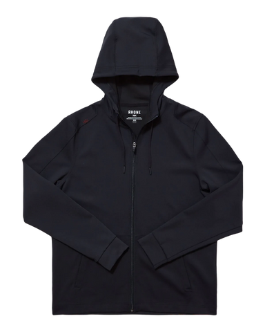 Spar Full Zip Hoodie - Black