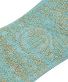 Classic Low Rise Grip Socks - Turquoise/Gold