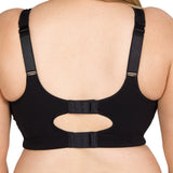 Easy-On Support Running Bra - Black