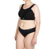 Easy-On Support Running Bra - Black