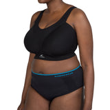 Easy-On Support Running Bra - Black