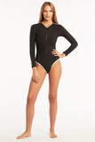 Elite Long Sleeved One Piece - Black