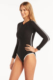 Elite Long Sleeved One Piece - Black