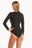 Elite Long Sleeved One Piece - Black