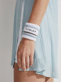 Dana Wristbands - White & Blue