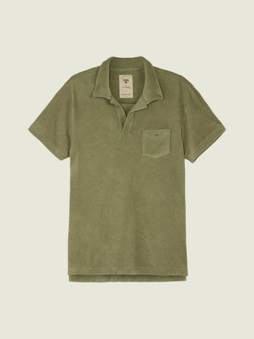 Terry Polo Shirt - Khaki