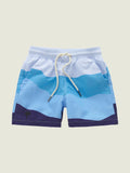 Kids Swim Shorts - Ice Wave