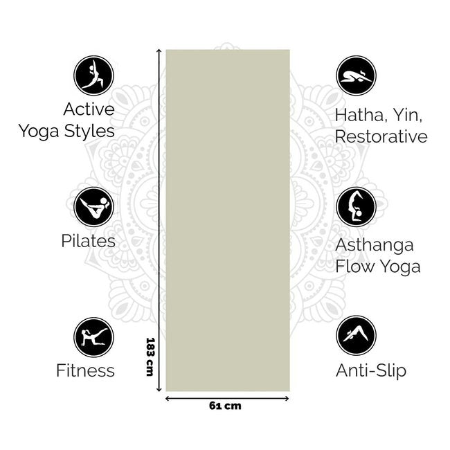 Love Yoga Mat Extra Thick - Sage Green