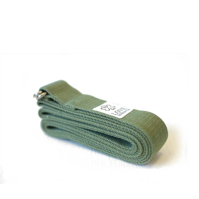 Yoga Strap Cotton - Green