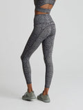 Let's Go Pocket 7/8 Legging - Olive Snake - XS