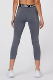 A-Game Logo 7/8 Legging - Grey - XS