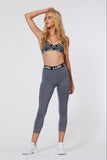 A-Game Logo 7/8 Legging - Grey - XS