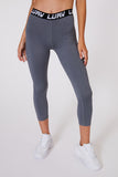 A-Game Logo 7/8 Legging - Grey - XS