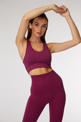 Euphoria Seamless Crop - Fig