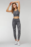 Sharp Contrast 7/8 Legging - Black