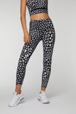 Sharp Contrast 7/8 Legging - Black
