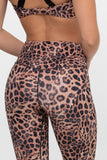 Leopard Valley 7/8 Legging - Rust - XS