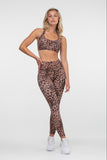 Leopard Valley 7/8 Legging - Rust - XS