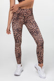 Leopard Valley 7/8 Legging - Rust - XS