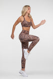Leopard Valley 7/8 Legging - Rust - XS