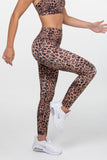 Leopard Valley 7/8 Legging - Rust - XS