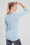 Savasana Bamboo Top - Light Blue - L