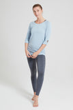 Savasana Bamboo Top - Light Blue - L