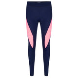 Cycling Long Bib Legging -Navy/Coral Pink